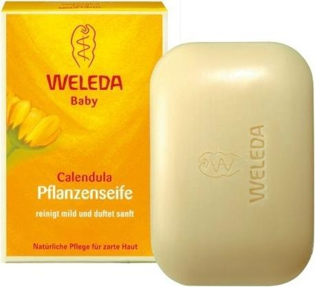 Weleda Savon végétal au calendula (Savon dur, 100 ml)