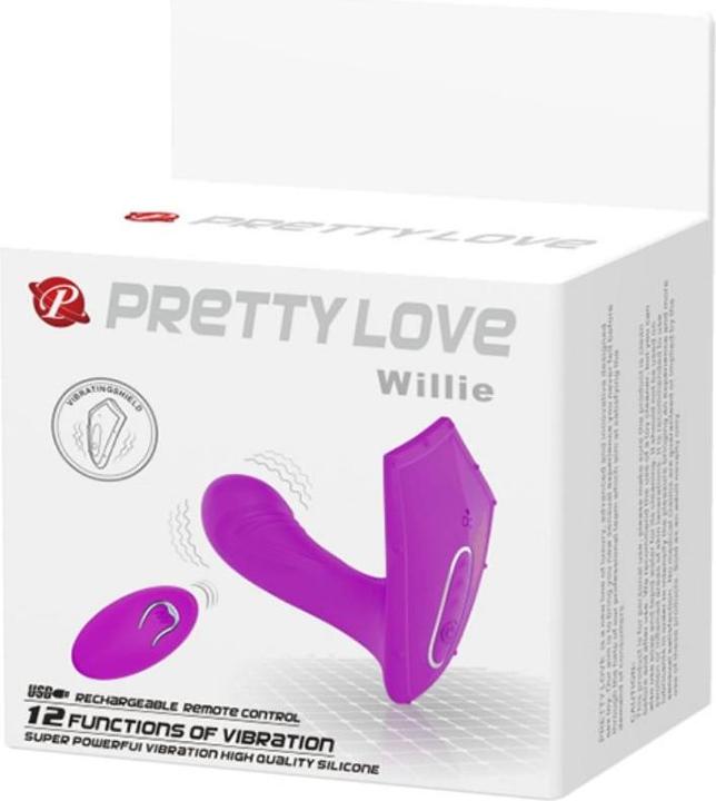 Actual product image Pretty Love Vibro Egg "Willie" with Remote Control