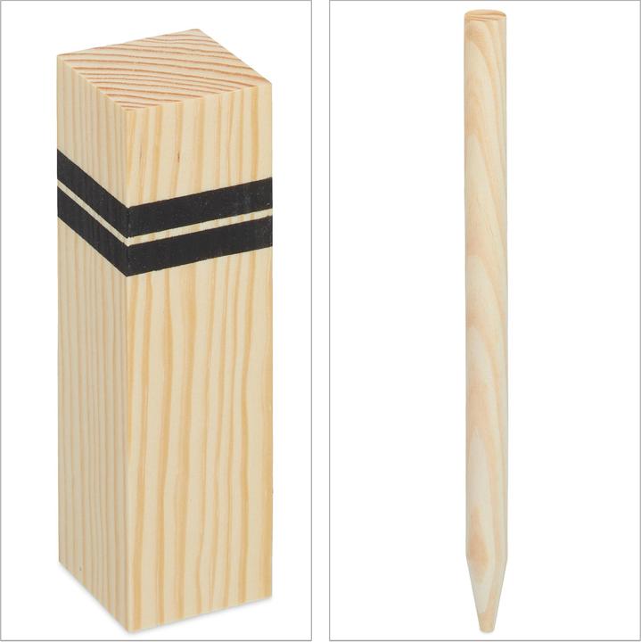Actual product image Relaxdays Kubb game