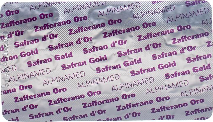 Nährwerte und Zutaten Alpinamed Safran (30 Stück, Kapseln, 100 g)