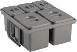 Produktbild Juvel Intra Jazz 60-5 - 230x540x461mm t/køkk.skuffe grå