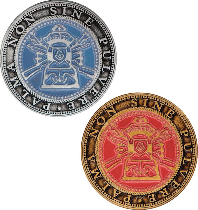 Produktbild Fanattik Resident Evil 4 Sammelmünzen 2er-Set Tokens Limited Edition (2005)