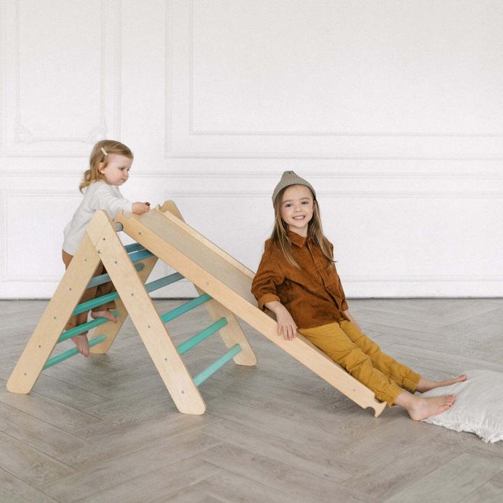 Immagine prodotto Montessori Struttura di arrampicata M+ scivolo - Mint ® Sport&Gym