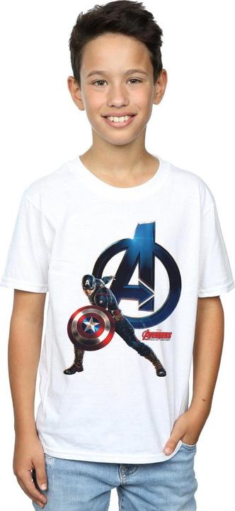 Produktbild Captain America Pose TShirt Jungen (152, 158)