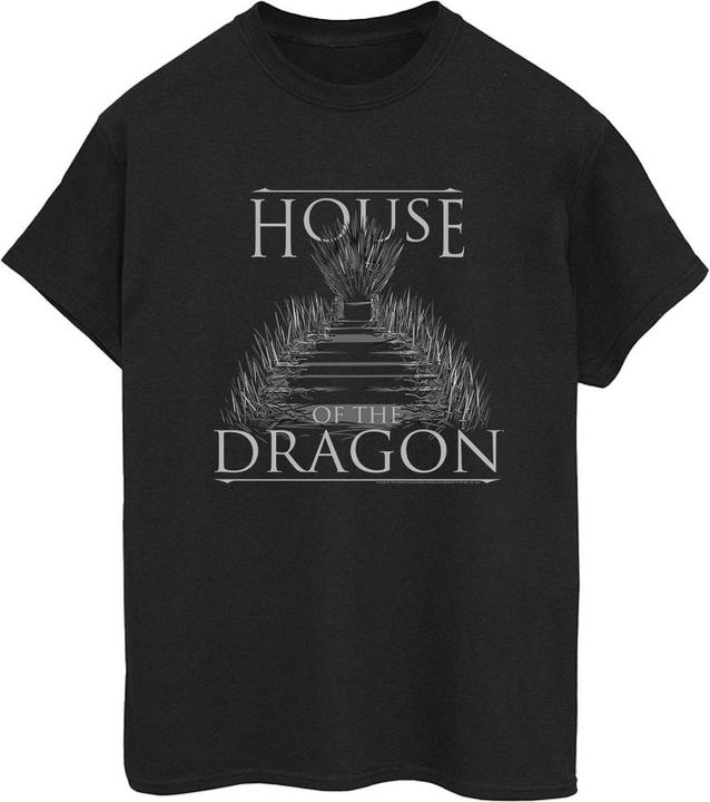 Immagine prodotto Game of Thrones Throne Text Maglietta Ampia Donna (XXL)