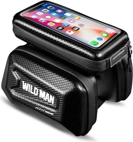 Wildman Etui/uchwyt rowerowy XL E6S sakwa na ramę czarna/black (1 l, Sacoche de cadre)