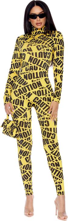 Produktbild Forplay Caution Catsuit Kostüm (M, L)