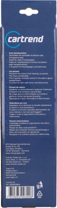 Produktbild Cartrend Auto-Sonnenschirm