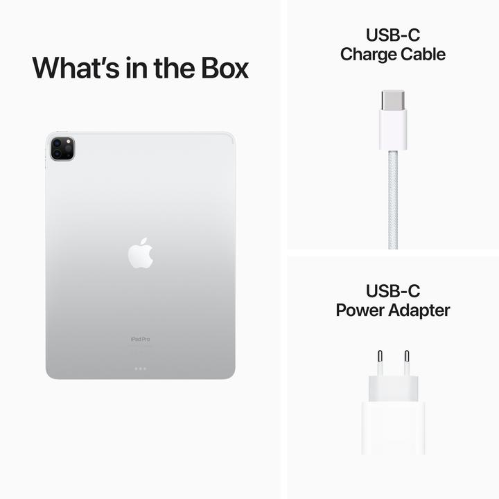 Actual product image Apple iPad Pro 2022 (6th Gen) (WLAN only, 12.90", 128 GB, Silver)