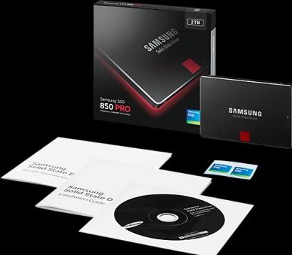 Actual product image Samsung 850 Pro (2000 GB, 2.5")