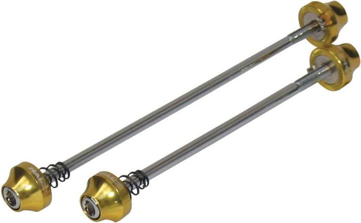 Produktbild Halo Hex Schnellspanner VR und HR (Paar) - Standardgrösse - Gold