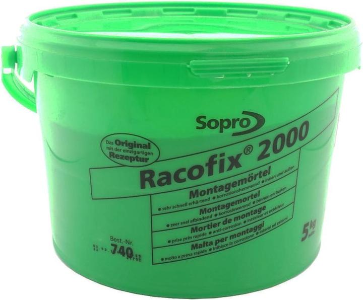 Immagine prodotto Sopro Bauchemie Malta a presa rapida Racofix 2000, 5 kg (5300 g, 1000 ml)