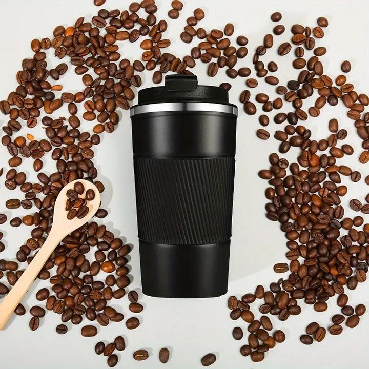 Produktbild ASMI Edelstahl Kaffeebecher, Thermobecher, Auto-Tumbler-Becher, 500ml (0.50 l)