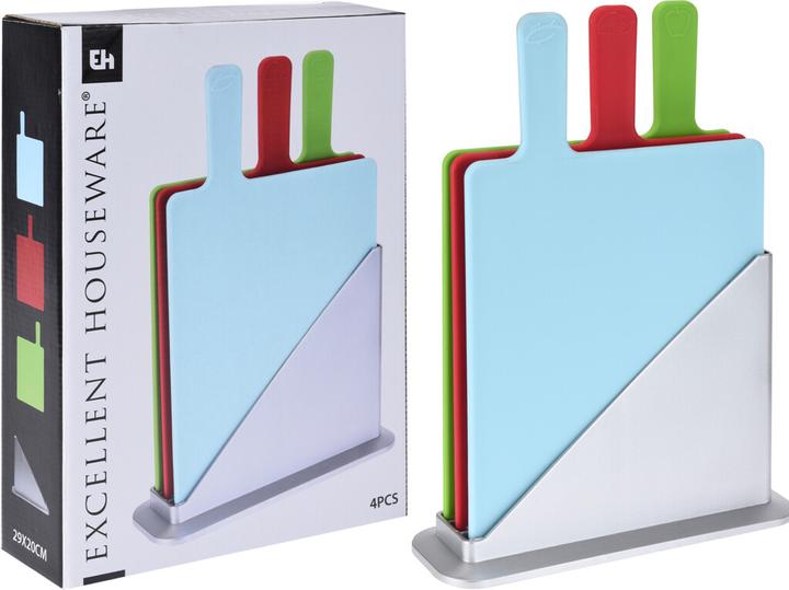 Excellent Houseware Cutting Board Set of 3 in Holder