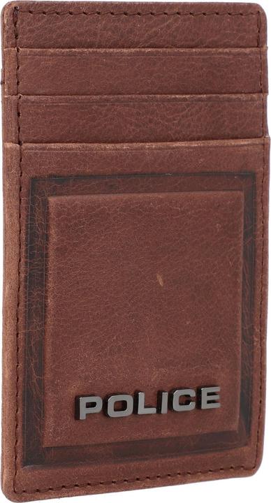 Actual product image Police PT16-08536 Credit card holder leather 7 cm with money clip