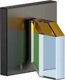 Actual product image Dornbracht concealed valve right-closing, cold 1/2/, with SwarovskiÂ® crystal â multi-coloured, "