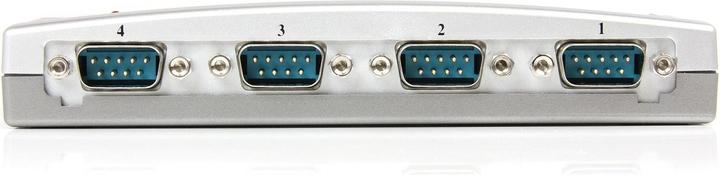Image du produit StarTech Hub adaptateur sériel 4 ports USB vers RS232 (USB-A, 4 Ports)