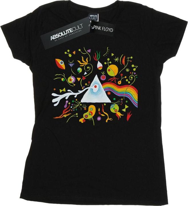 Actual product image Pink Floyd Womens/Ladies Miro 70s Prism Cotton T-Shirt (XL)