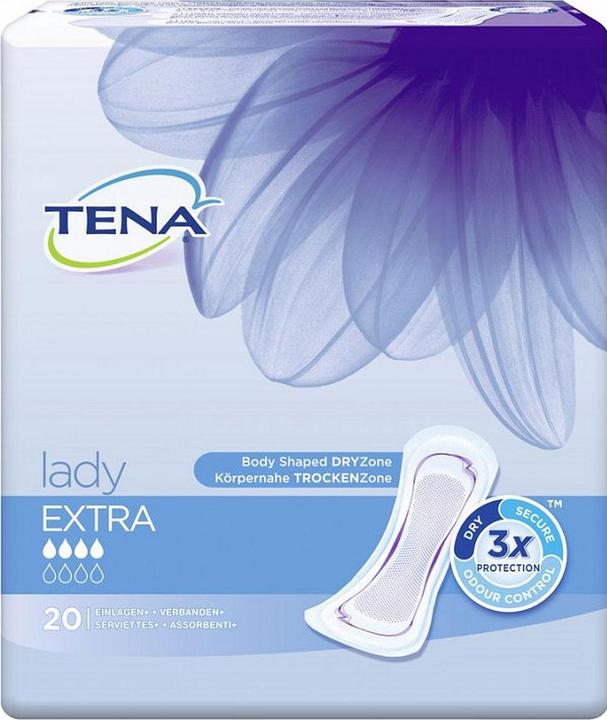 Immagine prodotto Tena Solette LADY per incontinenza vescicale EXTRA (20 x, Normale)