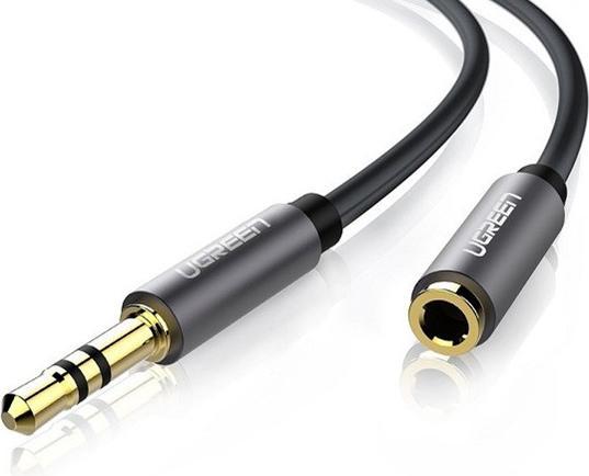 Immagine prodotto Ugreen AV118 Estensore audio jack AUX da 3,5 mm, 1,5 m (nero) (1.50 m)