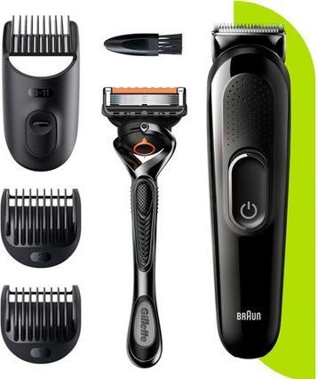 Produktbild Braun kit 4 en 1 SK3300 piezas para corte de barba+Gillette ProGlide Negro