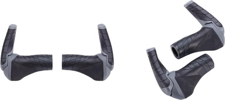 Actual product image BBB Ergogrip 2 x 92mm Barend 85mm s/grey