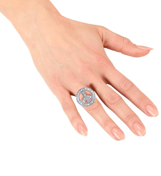 Produktbild Widmann Love & Peace Strass Ring
