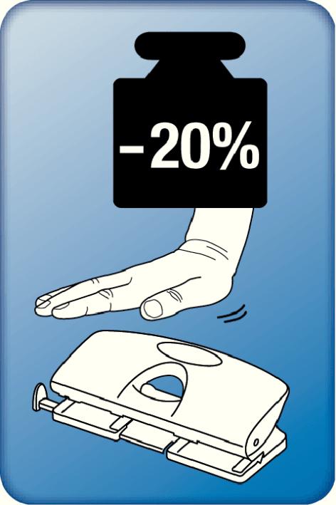 Actual product image Leitz Double punch
