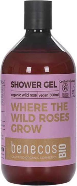 Actual product image Benecos Organic Shower Gel Wild Rose - 500ml - (500 ml)