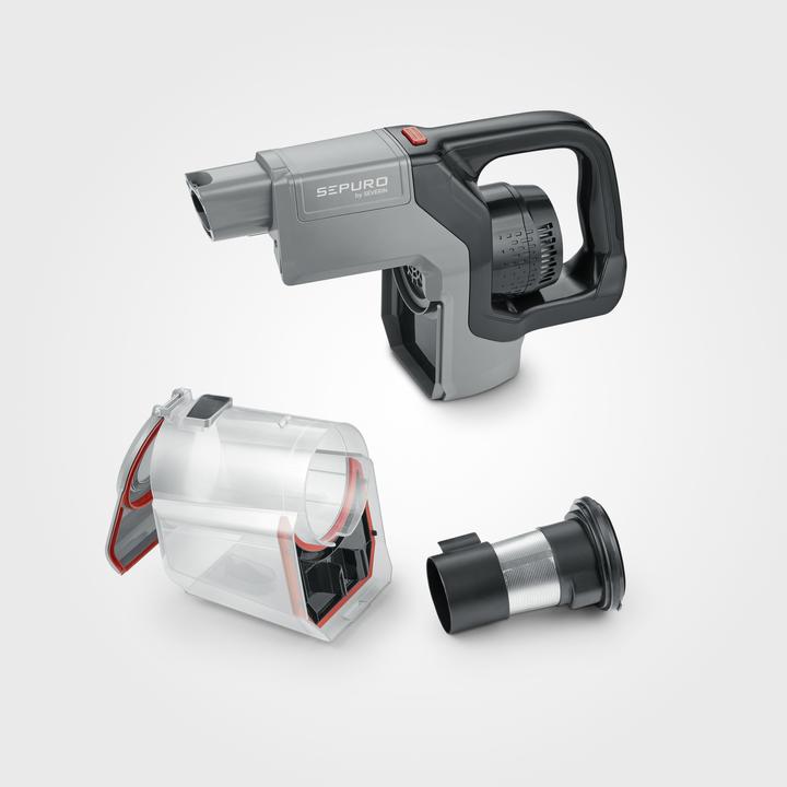 Actual product image Severin HV 7184 Battery-powered hand hoover 18 V Bagless, incl. rechargeable battery