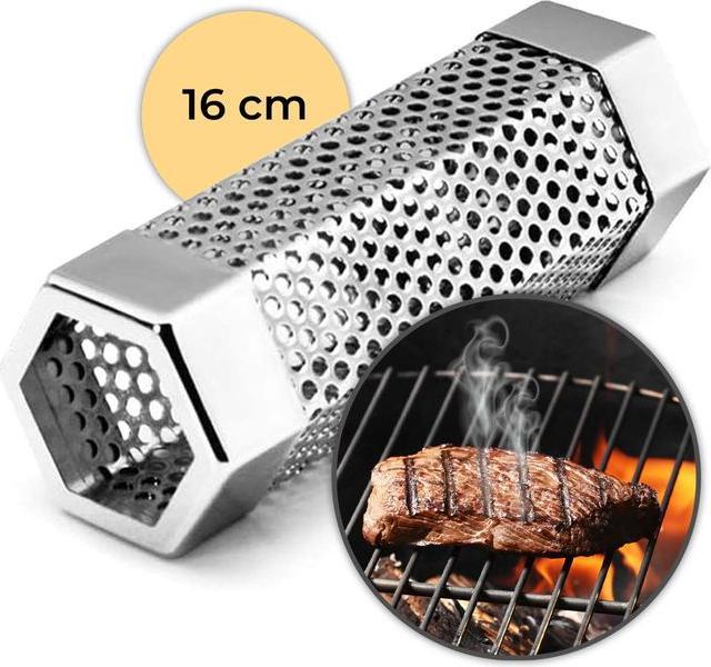 Immagine prodotto Hermex Tubo per affumicatore Tubo per affumicatura Tubo per BBQ Canale per affumicatura Asta per