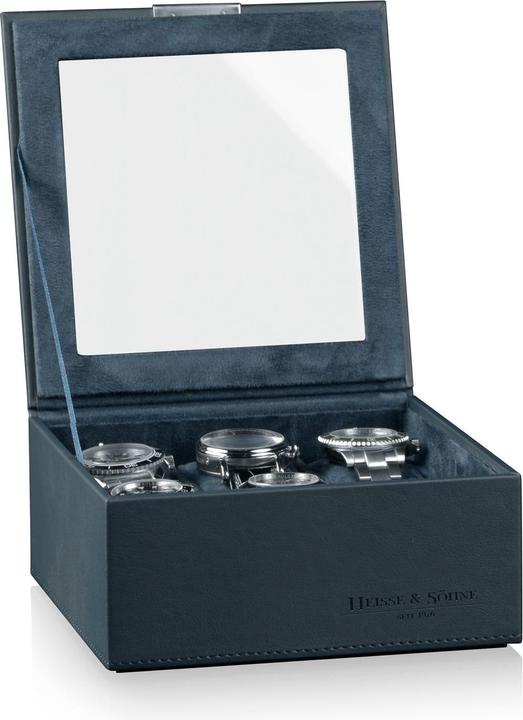 Immagine prodotto Heisse & Söhne Mirage L impilabile - Top: Scatola per 6 orologi - Blu