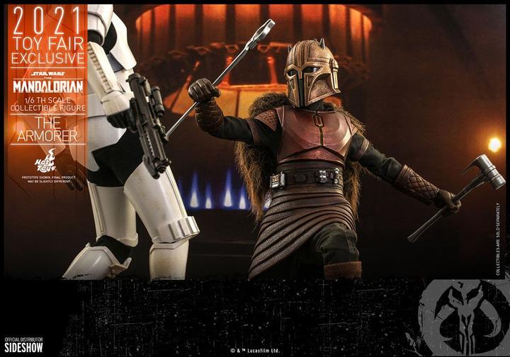 Produktbild Hot Toys Star Wars - The Mandalorian "The Armorer" 2021 Toy Fair Exclusive 1/6 Actionfigur