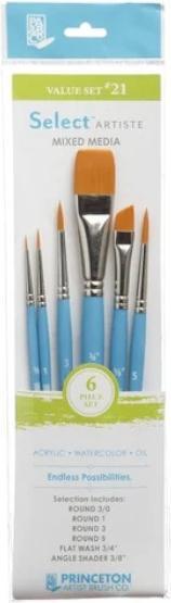 Immagine prodotto Princeton Tec Set di pennelli 6 diverse forme di pennello