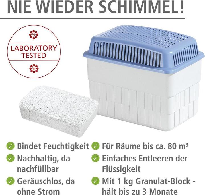 Produktbild Wenko Feuchtigkeitskiller (32 m², 2.50 l/24h)