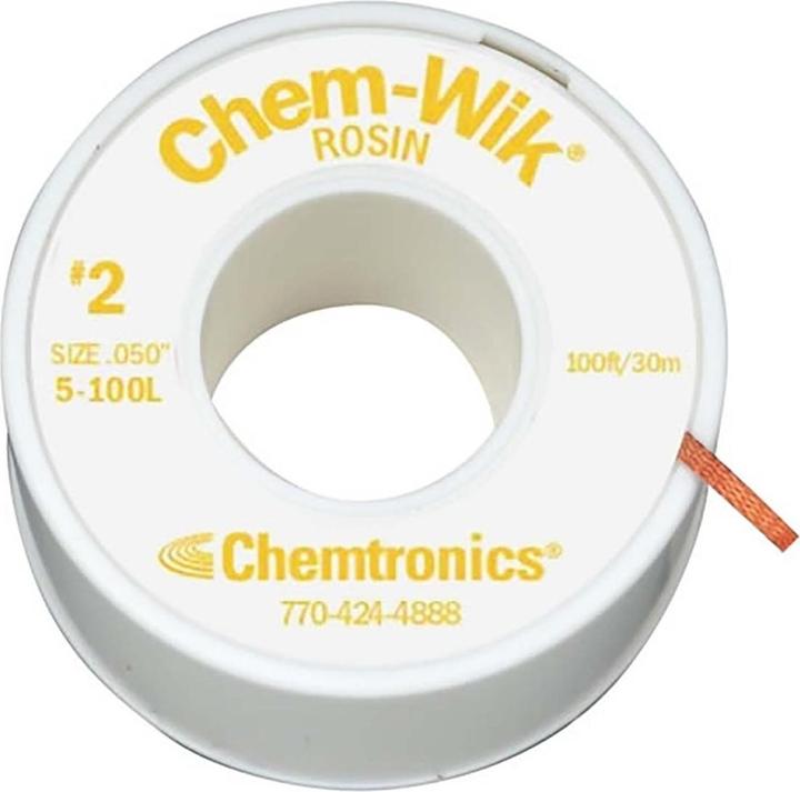 Actual product image ChemWik Desoldering stranded copper braid 1.5 mm x 30 m (desoldering litz)
