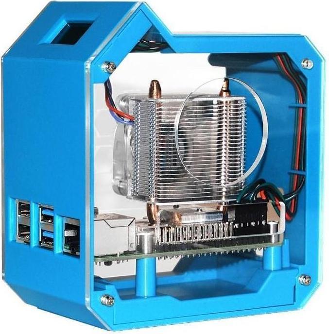 Produktbild Raspberry Pi EB121899 - Mini Tower Kit für 4B, Desktop-Computer-Gehäuse