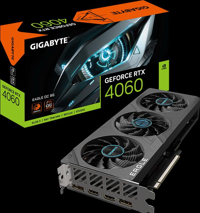 Actual product image Gigabyte RTX 4060 TI 16GB AERO OC (16 GB)