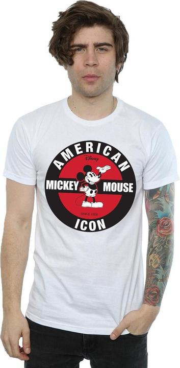 Immagine prodotto Disney Mickey Mouse American Icon Maglietta Uomo (L)