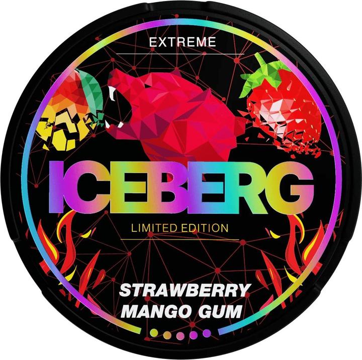 Produktbild Iceberg Strawberry Mango Gum (White Portion, 50 mg)