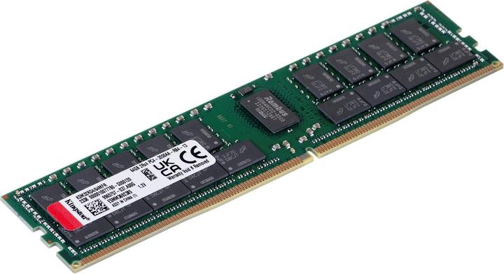 Image du produit Kingston 3200MT/s DDR4 ECC Reg CL22 DIMM2Rx4 (1 x 64GB, 3200 MHz, RAM DDR4, DIMM)