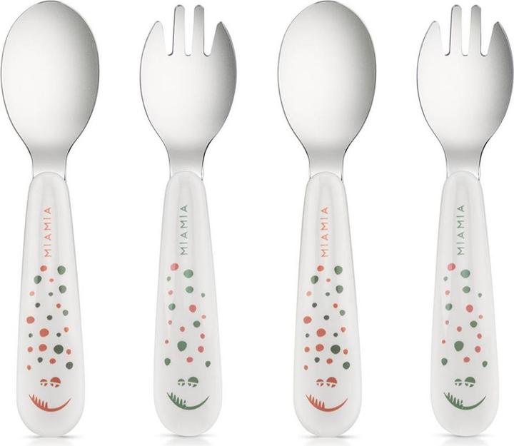 Produktbild MiaMia Esslernbesteck Esslern Besteck-Set 4-teilig mit ergonomsichen Griffen