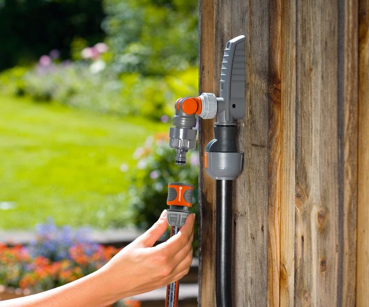 Actual product image Gardena Tap piece with water stop (Hose connector, 13 mm)