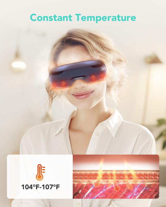Immagine prodotto SKG Massaggiatore E3 Pro per occhi e tempie con finestra di visualizzazione