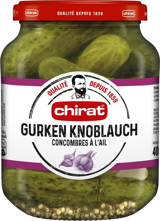 Image du produit Chirat Concombres à l'ail 400 g (400 g)