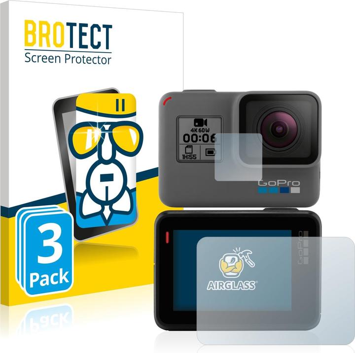 BROTECT AirGlass Panzerglasfolie (Hero 5 Black)