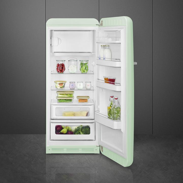 Produktbild Smeg FAB28RPG6 Kühlschrank Rechtsanschlag Pastellgrün 50's Style, 2025 Modell, EEK: C (270 l)