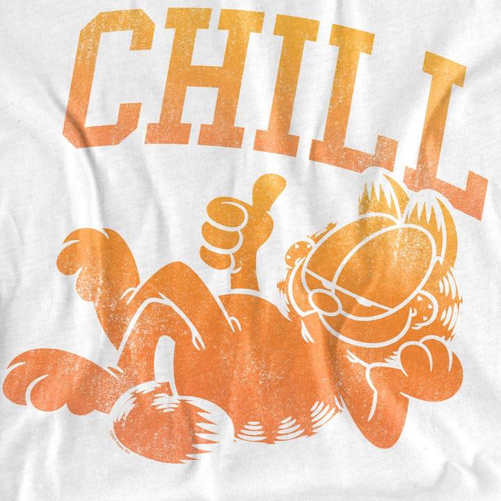 Actual product image Garfield Unisex Adult Chill Neon T-Shirt (L)