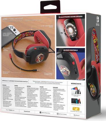 Actual product image PowerA Switch Headset wired Mario Kart Rivals (Cable)
