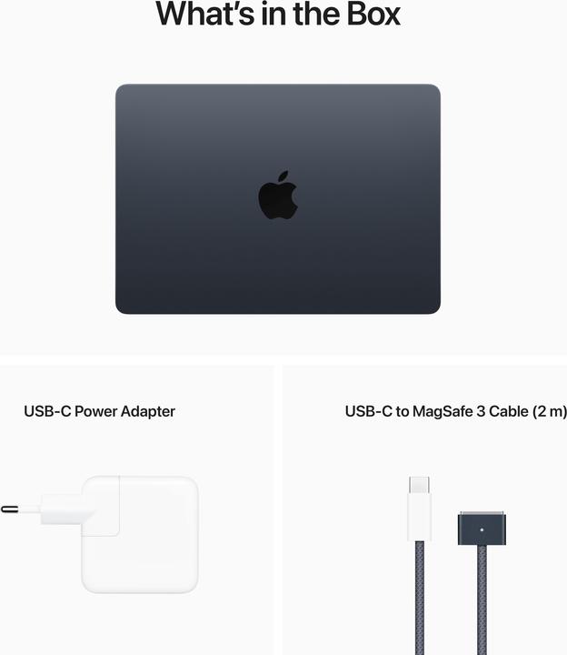 Produktbild Apple MacBook Air – 2022 (13.60", M2, 16 GB, 256 GB, DE)